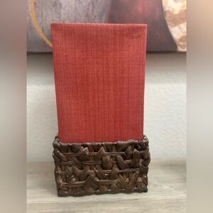 Red Woven Table Lamp Beautiful accent